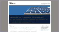 Desktop Screenshot of iaqforms.com